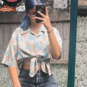 cute “Disco” button up tee